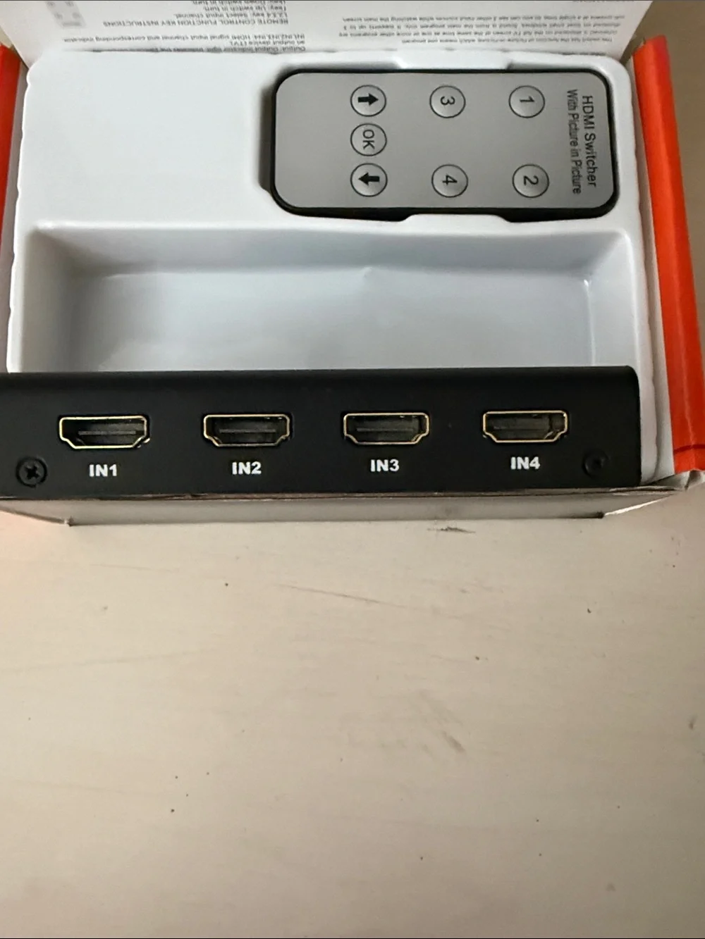 blackweb 4-Port HDMI Switch - Black